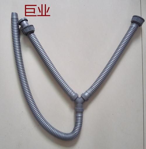 廠家生產(chǎn)銷售雙槽下水管菜盆拖把池洗衣池出水管45mm螺母